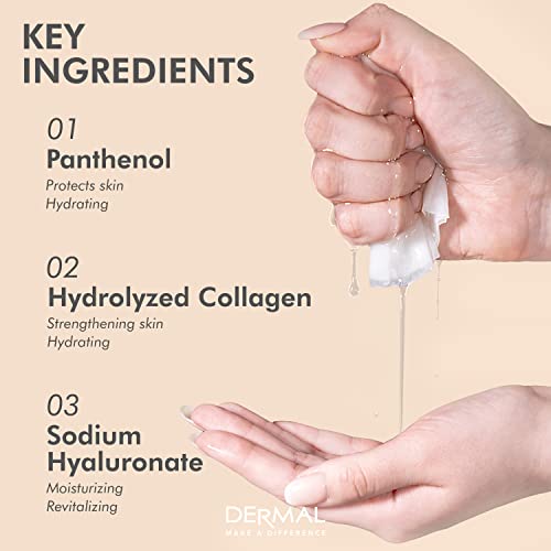 DERMAL 32 Collagen Korean Essence Sheet Mask Variety Pack, A+B - Product Imagery