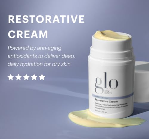 Glo Skin Beauty Restorative Cream Moisturizer, Dry Skin, 1.7 oz - Product Imagery