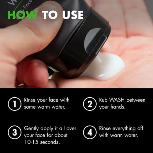 Tiege Hanley Daily Face Wash for Men, Cleanser, Fragrance-Free, - Product Imagery