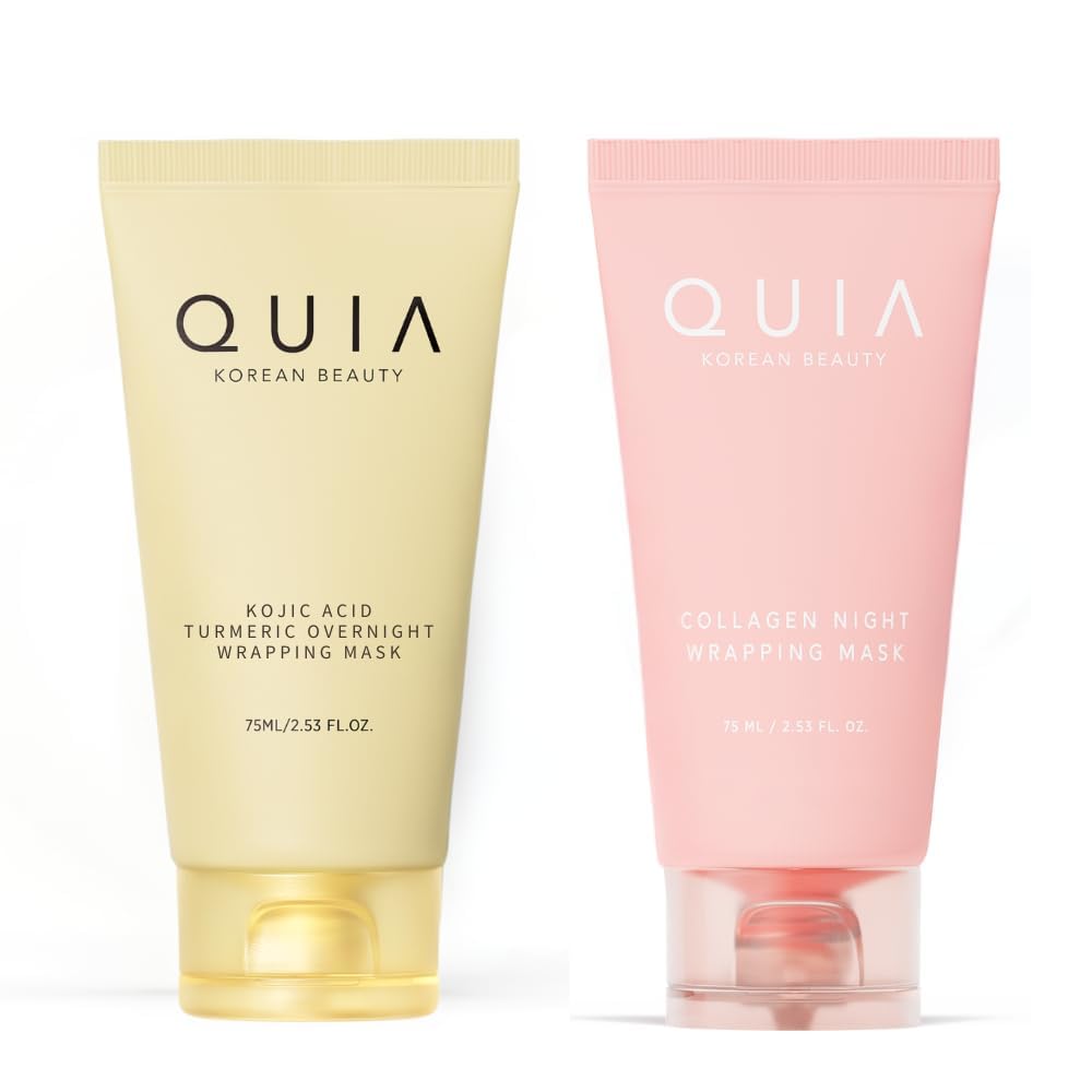 QUIA Collagen + Turmeric Overnight Wrapping Mask Duo – Firming - QUIA Beauty