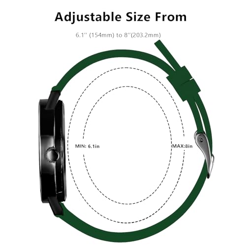 Women's Analog Nurse Watch | Second Hand | Easy Read | Silicone - Product Imagery