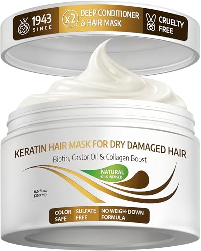 VITAMINS hair cosmetics Keratin Hair Mask - Protein Repair Keratin Treatment Deep - VITAMINS hair cosmetics Official Product View 1
