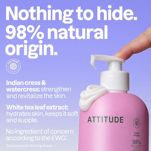 ATTITUDE Body Lotion, EWG Verified Moisturizer, Vegan Skin Care - Product Imagery