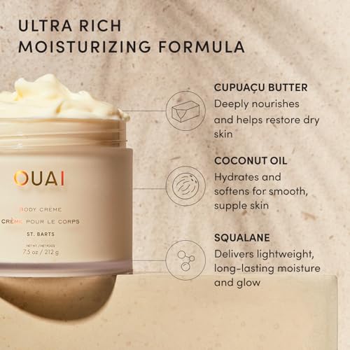 OUAI Body Cream - Hydrating Whipped Body Cream - St. Barts (7.5 - Product Imagery