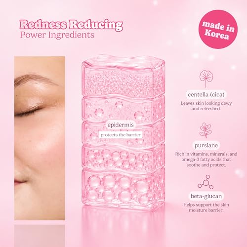 ESW Beauty Strawberries & Cream Soothing Face Mask, Korean Skin - Product Imagery