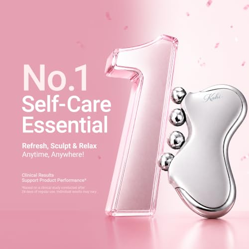 KAHI Wrinkle Bounce Multi Balm Stick and CAXA M1 Pearl Gua Sha - Product Imagery