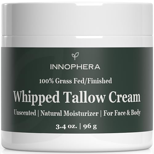 Whipped Beef Tallow Cream for Skin Care Grass Fed Grass - Innophera Official Imagery - 1