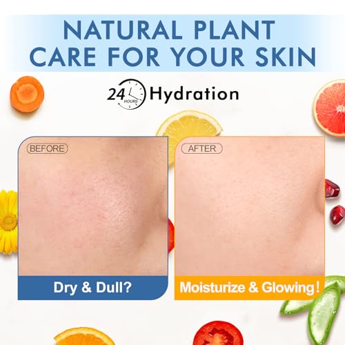 24 Pack Sheet Face Masks Skincare for Women, Hydrating Collagen - Product Imagery