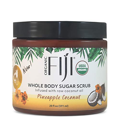 Organic Fiji Whole Body Scrub - Infused with Coconut Oil & Exfoliating - Organic Fiji Official Product View 1