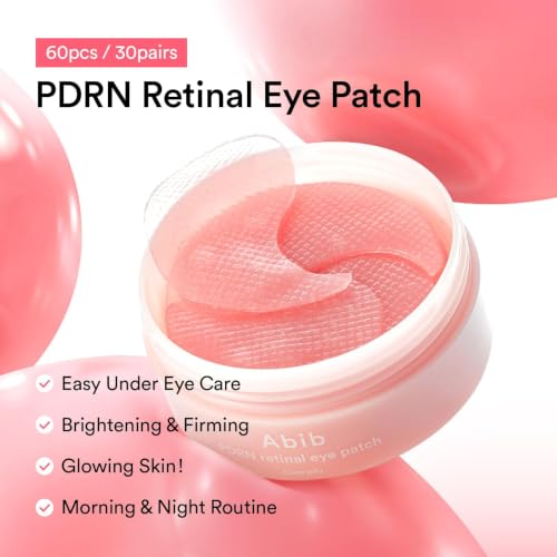 Abib PDRN Retinal Eye Patches for Rejuvenating & Puffy Eyes with - Product Imagery