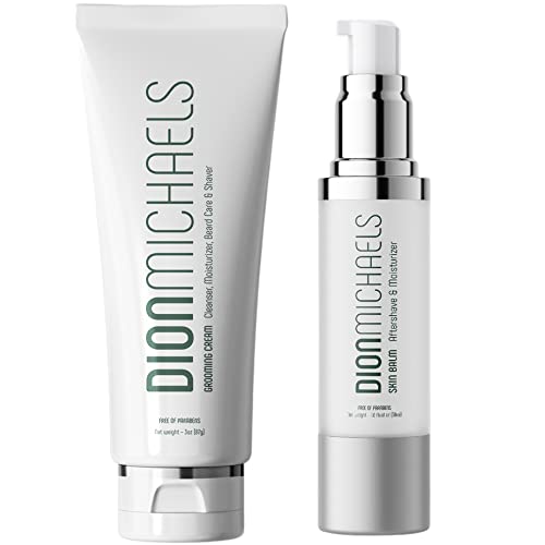 2 Pack Shaving Set 4 in1 Grooming and Shave Cream 2 in 1 - Dion Michaels Official Imagery - 1