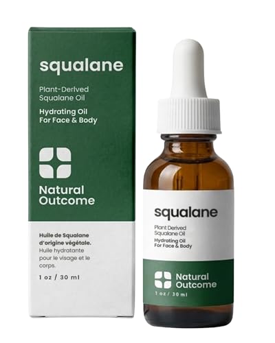 natural outcome Pure Squalane Oil l 100% Plant Derived Squalane Oil for Face, - natural outcome Official Product View 1