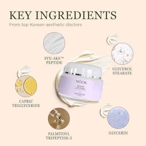 Noor Wonder Lift Cream for Women, Natural Anti-Aging Wrinkle - Product Imagery