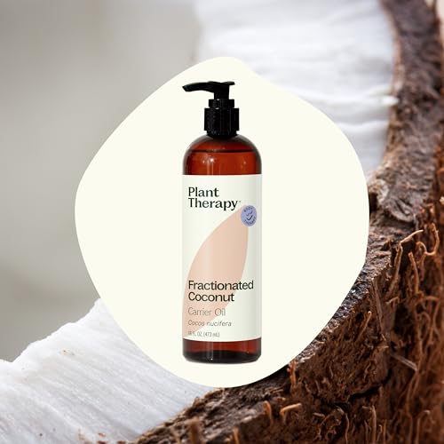 Plant Therapy Fractionated Coconut Oil Carrier Oil 16 oz - Product Imagery