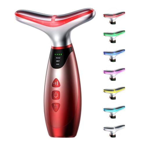 Facial Massager 7 Colors Red Light Therapy for Face and Neck - pedete Official Imagery - 1
