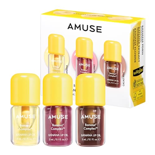 Amuse SEOUL Banana Lip Oil MINI TRIO SET - Amuse Official Imagery - 1