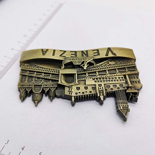 3D Venice Italy Refrigerator Magnet Souvenir Metal Collection, - Product Imagery