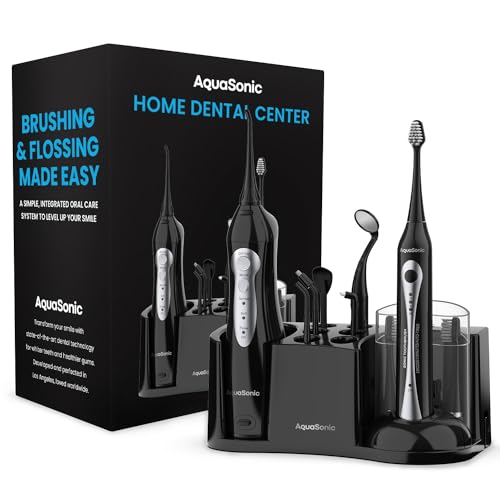AquaSonic Home Dental Center Rechargeable Power Toothbrush & Smar - Aquasonic Official Product View 1