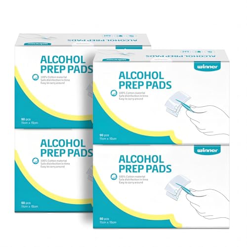 Winner Alcohol Prep Pads 6 x 4 in 70 Isopropyl Alcohol 200 - Winner Official Imagery - 1