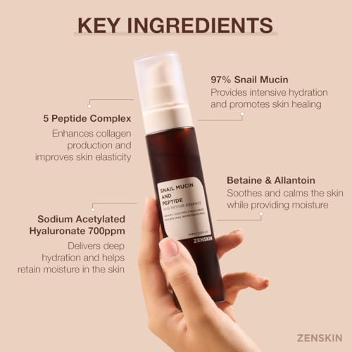 Korean Skincare Snail Mucin Essence - 97% Snail Secretion - Product Imagery