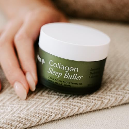 GOODJANES Collagen Sleep Butter Night Cream with Vegan Collagen, - Product Imagery