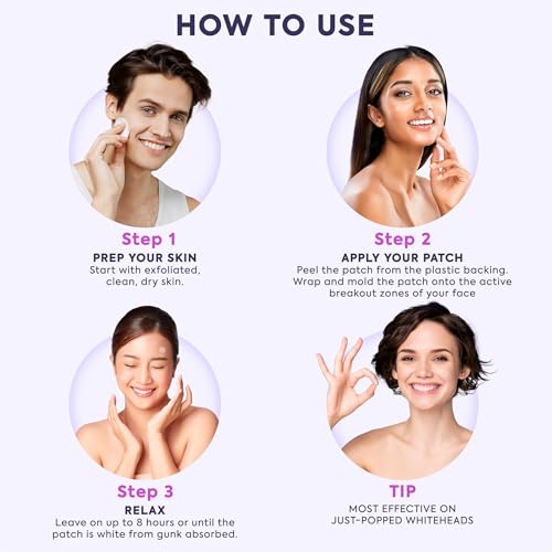 LivaClean 330 CT Pimple Patches for Face w/Salicylic Acid, Tea - Product Imagery