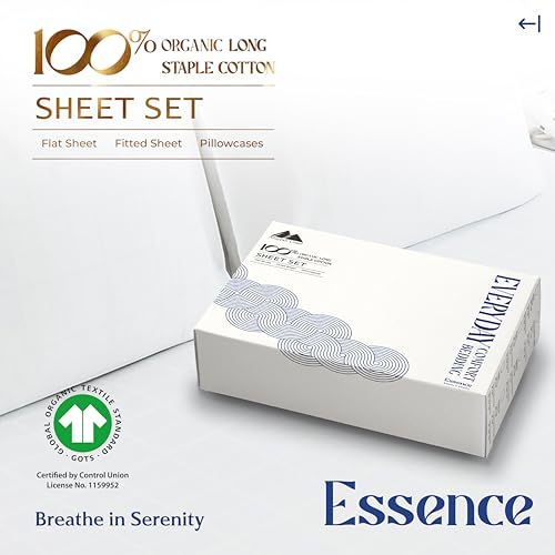 Mayfair Linen 100% Organic Cotton Printed Sheets Twin XL Size - - Product Imagery