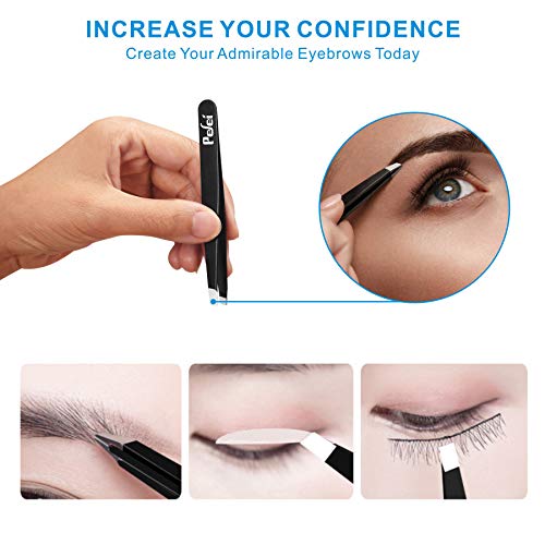 Pefei Tweezers Set - Professional Stainless Steel Tweezers for - Product Imagery