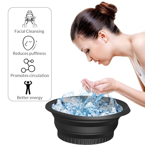 Face Bowl for Ice Has Built-In Ice Tray,Ice Bowl for Face is - Product Imagery