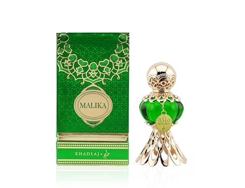 KHADLAJ PERFUMES Malika Green Concentrated Perfume Oil for - Product Imagery