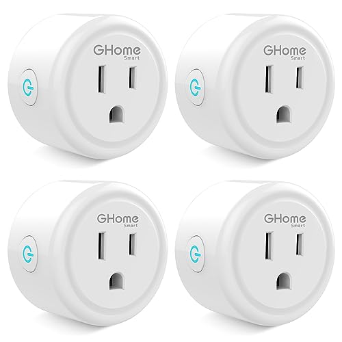 GHome Smart Plug Mini, WiFi Smart Outlet Plug Works with Alexa and Google Home, - GHome Smart Official Product View 1