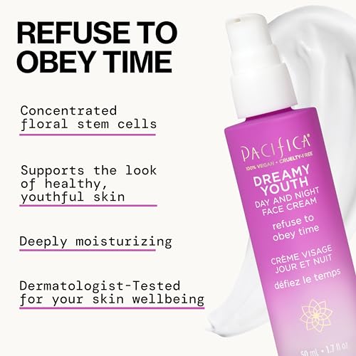 Pacifica Face Moisturizer Lotion - Dreamy Youth Day & Night Fa... - Product Imagery