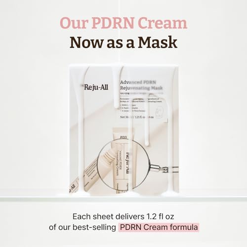 All Advanced PDRN Rejuvenating Mask (1.2 Fl Oz x 4EA) - Product Imagery