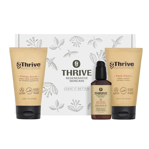 Thrive Natural Care Vacation Skin Care Set - Face Scrub, SPF30 - Product Imagery