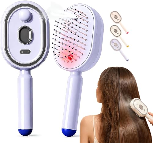 2026 All in One Misting Aqua Detangler Brush Electric Spray Air - Product Imagery