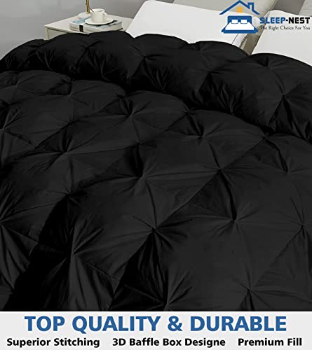 SLEEP-NEST Oversized King Comforter 132 x 120 Inch Hotel Luxury - Product Imagery