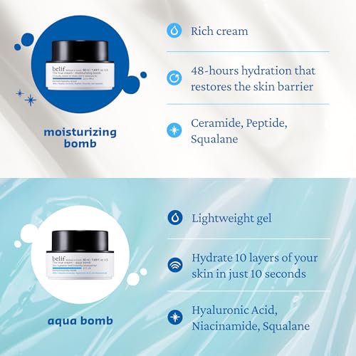 belif Moisturizing Bomb – Daily Ceramide Moisturizer with - Product Imagery
