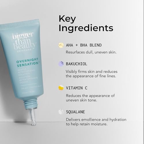 Bigger Than Beauty Overnight Sensation Retexturizing Solution, - Product Imagery