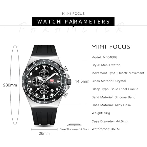 MINI Focus Men Watches Business Casual Wrist Watch - Product Imagery