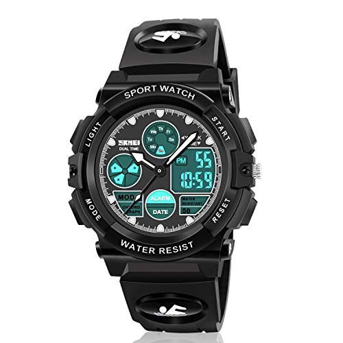 Kids Digital Watches, LED Waterproof Sports Watches for Kids- - Product Imagery