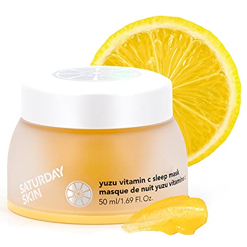 Saturday Skin Vitamin C Brightening Overnight Jelly Face Mask, - Product Imagery