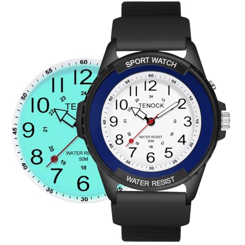 Analog Watches for Women Nurses 50M Waterproof, Night Light & - Product Imagery