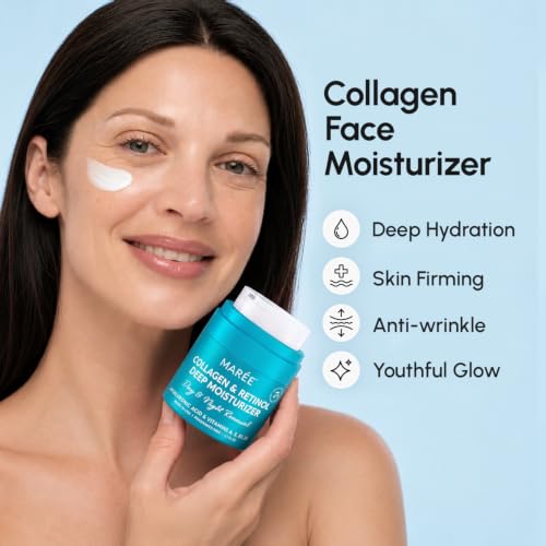 MAREE Face Moisturizer Retinol Cream for Face – Daily Wrinkle - Product Imagery