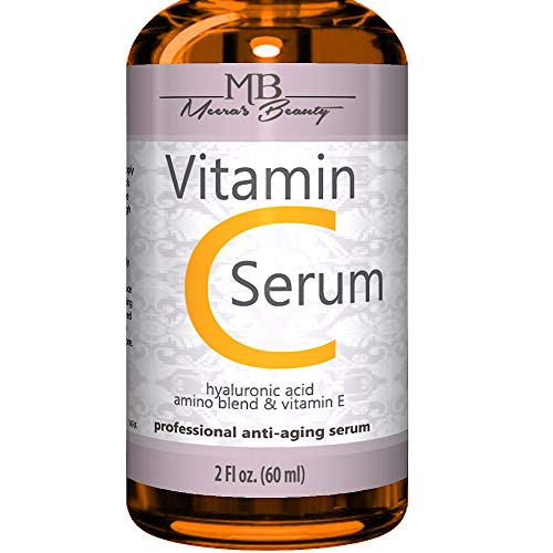 Meera's Beauty DOUBLE SIZED PURE VITAMIN C SERUM FOR FACE With Hyaluronic Acid - Meera's Beauty Official Product View 1
