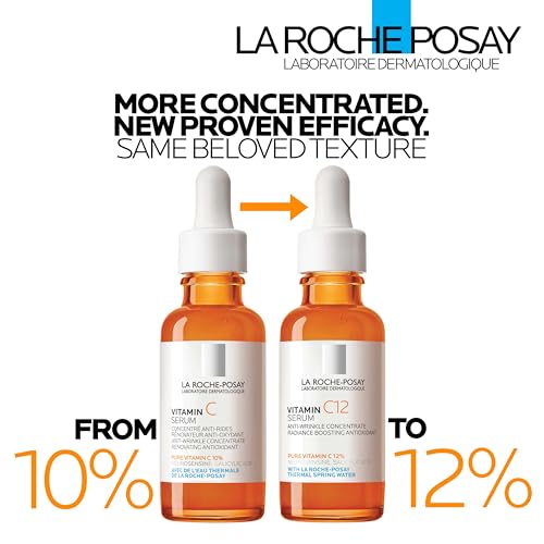 La Roche-Posay 12% Vitamin C Face Serum, 2 formulas with - Product Imagery