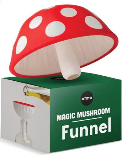 OTOTO Mushroom - Foldable Small Kitchen Funnel with Wide Mouth for Jar - View 1