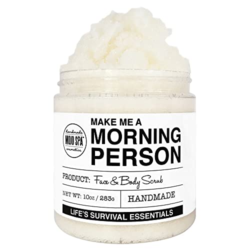 Make Me a Morning Person Face and Body Scrub for Women and - Mojo Spa Official Imagery - 1