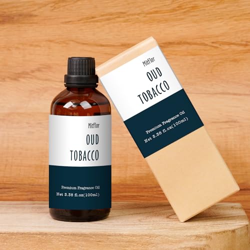 Oud Tobacco Fragrance Oil, MitFlor Single Scented Oil, Large - Product Imagery
