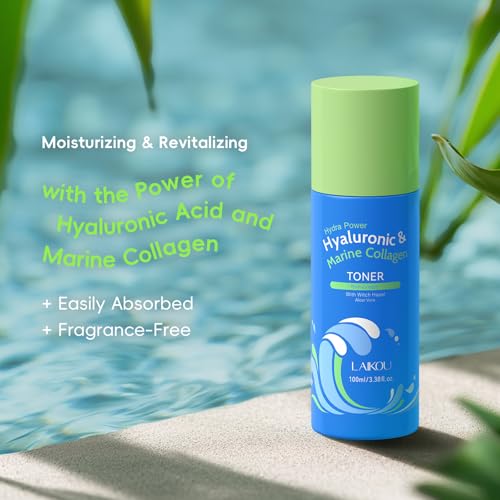 LAIKOU Hydra Power Skin Care Set - Hyaluronic & Marine Collagen - Product Imagery