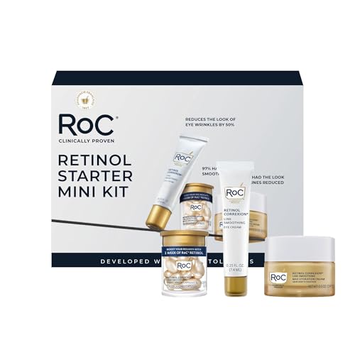 RoC Clinical Mini Retinol Anti Aging Skincare Routine Kit - RoC Official Imagery - 1